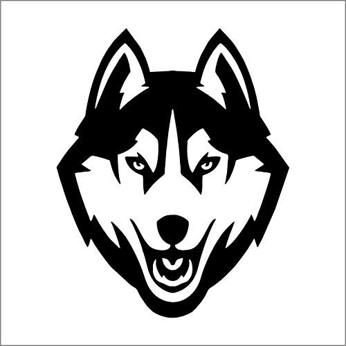 Siberian Husky Pre-Spaced-Aufkleber aus PVC, geeignet für Auto Motorrad