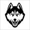 Siberian Husky Pre-Spaced-Aufkleber aus PVC, geeignet für Auto Motorrad