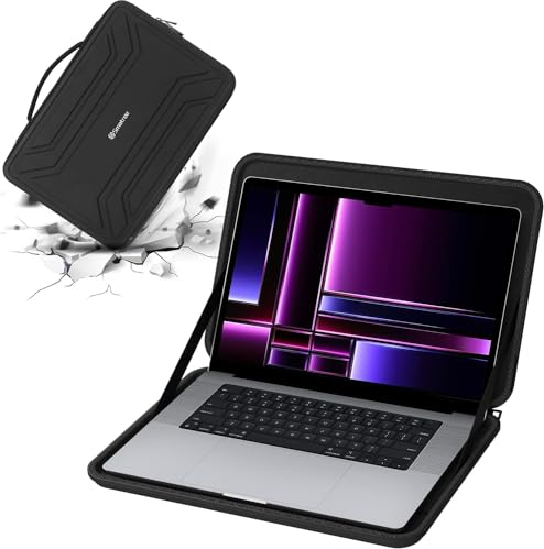Smatree Hartschalen Laptop Hülle Kompatibel mit 16,2 Zoll MacBook Pro M3, MacBook Pro 2023 2021, 15,4 Zoll MacBook Pro, 16 Zoll Alienware m16 R2 Gaming Laptop Schlank & Anti-Schock Tasche