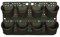 Jardinière Murale Verticale avec système de Voie navigable, Pot de Fleurs Mural combiné à arrosage Automatique, système de jardinières d'extérieur Eco Mural,16pots