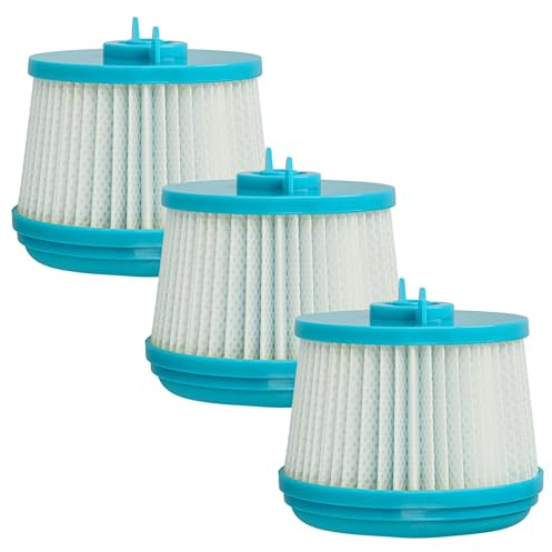 vhbw 3x Nachmotorfilter kompatibel mit Genius Invictus X9, X5, X4, X8, X7 Staubsauger - HEPA Filter