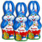 3 er Pack kinder Osterhase Kinderschokolade 3 x 110 g Osterhasen-Hohlfigur aus Vollmilch-Schokolade mit Milch-Creme