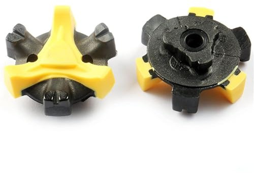 weiemgs 14 PCS Golf Spikes Replacement Kit With Removal Tools Wrench - Golf Shoe Cleats Triangle - Compatible With ECCO, NEW BALANCE, Nike, PUMA, Q-Lok Insertion Systems