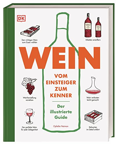 Wein: Vom Einsteiger zum Kenner. Der illustrierte Guide. Verstehen, kaufen, verkosten und pairen: Der umfassende Wein-Grundkurs. Weinwissen einfach und humorvoll vermittelt