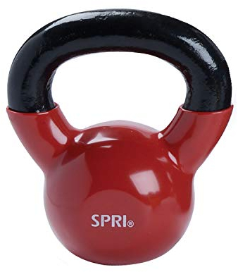SPRI Unisex-Erwachsene 07-70402 Kettlebell, (C) Rot | 4,5 kg, 10.0 Pounds