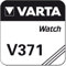 Pile bouton compatible Varta V371 SR920SW D371 pour montre