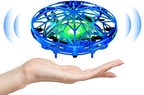 Kizmyee® UFO Mini Drohne für Kinder, Fliegender Ball Spielzeug Handsensor Quadcopter Infrarot Induktion Flying Ball, Indoor Outdoor Geburtztag Geschenk Geburtstagsgeschenk für Kinder 6 7 8 9 10+ Jahre