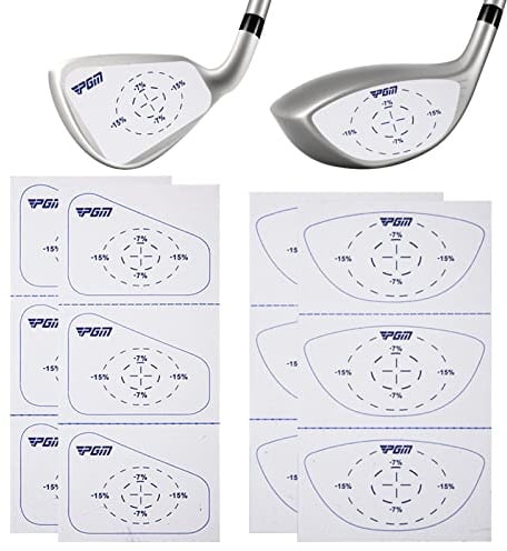 Golf Impact Tape | Golfschläger-Markierungspapier – Nützliche Trainingshilfe für Schwung, selbstlehrende Swet Spot und Konsistenzanalyse
