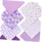 NUOBESTY Baumwolltuch Selber Machen 2 Packungen Flickenteppich Bettwäsche Ländlich Gingham Patchworkstoff