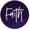 Faith Runde Etikettenaufkleber 7,6 cm Aufkleber für Notebook Aufkleber Motivierendes Zitat Aufkleber für Koffer Computer Vinyl Decals Set von 50 Geschenken für Freund