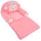 Sorandy Kindercouch, Faltbarer Kleinkindstuhl, Kindersofa für Kleinkinder, und Mädchen, mit Cartoon-Affenmuster, Weich und Sicher (PINK)