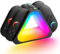 Base de Carga para Switch 2 (2025), con 7 Colores de Luces RGB, 4 en 1 Switch2 Joy Cons Controladores Estación de Carga Rápida con Cable Tipo-C