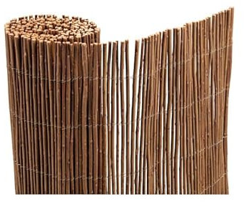 Easy Clôture Rouleau canisse en Osier occultant Naturel Brise Vue Vent 3m x H 1m20 Clôture Extérieure Décorative pour Jardin Terrasse et Balcon Protection Contre Regards Vent et Soleil