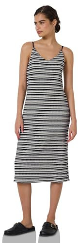 Street One Studio Damen Gestreiftes Spitzenkleid