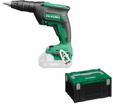 Visseuse plaques de plâtres automatique 18 V Brushless HIKOKI W18DAW2Z en HitCase III (vendu sans batterie)