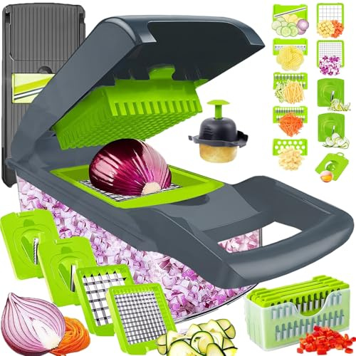 Multifuncional Mandolina de Cocina Profesional, Manual de Cortador Picadora | Rallador Rayadore Corta Chopper Verdura Patatas Fritas Vegetable, Utensilio Accesorio Aadget Originale de Hogar Cozinha