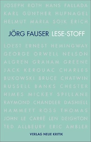 LESE-STOFF: Von Joseph Roth bis Eric Ambler