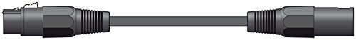XLR Male - XLR Female Cable | Microphone Cable | Black - 0.5M