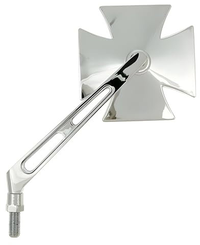 Vicma Mirror Iron Cross Left Side M10 Chrome