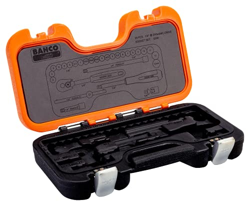 Bahco S106-CASE S106 Empty Socket Set, Multi-Colour
