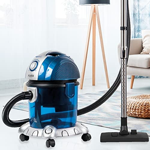 FLAMA 1667FL, Aspirateur avec Filtre à Eau, Bleu/Gris