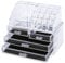 BOX PORTATRUCCO ORGANIZER PORTAGIOIE COSMETICI TRUCCO 4 CASSETTI IN ACRILICO