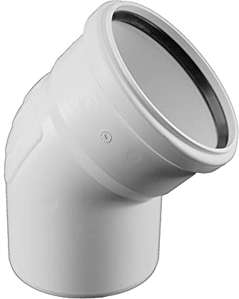 Rehau Schalldämmender Raupiano Plus Bogen DN 50-45°