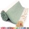 Bazaar Anatolia Hamamtuch Saunatuch 100% Baumwolle Badetuch Groß 185x100 cm Orientalische Deko Decken Boho Sauna Yoga Diamant (Grün)