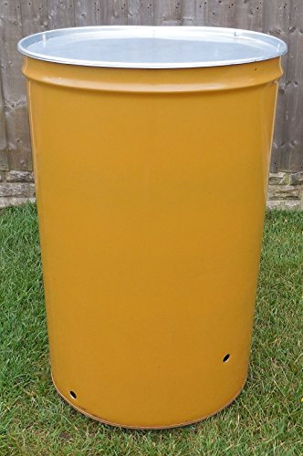 KetoPlastics 210l burner bin with lid incinerator brazier extra large burner