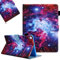 Funda para Samsung Galaxy Tab A7 10,4 pulgadas (SM-T500 / T505 / T509), LCHDA Pintado PU Cuero Delgado Ligero Funda Folio Plegable Soporte Magnético Funda Protectora con Coche Sueño/Guardia - Universo
