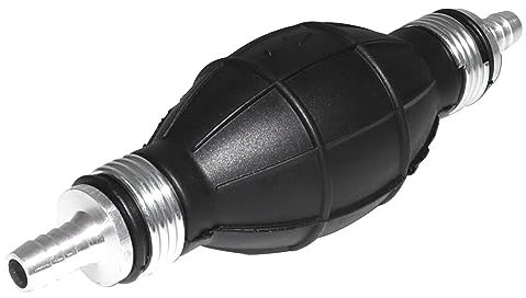 Unifizz 8mm 5/16 Black Primer Bulb Rubber Fuel Pump Transfer Vacuum Fuel Hand Primer Gasoline Petrol Diesel Pump for Marine Boat Accessories 9001080A