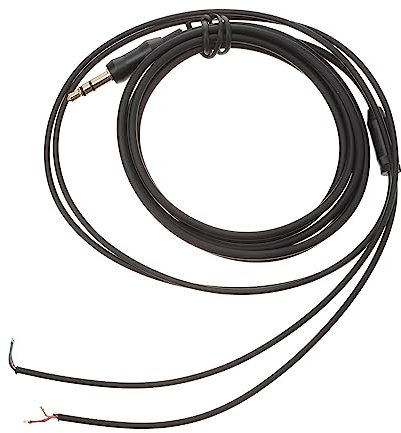 BELLIFFY Headphones Cable Repair Kit 1.5m Black Tpe Wire Earphone Replacement Cable Diy Accessories