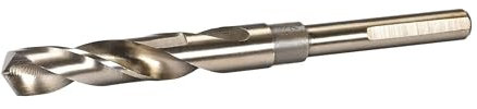 NACX 14mm Reduced Shank Cobalt Drill Bit, HSS 6542 High-Speed Steel Twist Drill Bits with 1/2” Shank for Stainless Steel Alloy Metal Plastic Wood