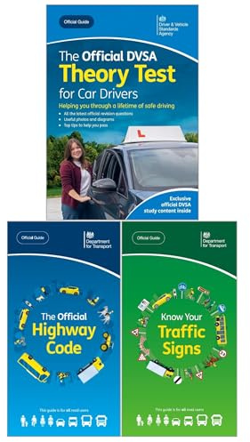 2026 Driving Theory Test Collection 3 Books Set Pack: The Official DVSA Highway Code Book 2026 UK, Know Your Traffic Signs 2026 UK + The official DVSA theory test for car drivers