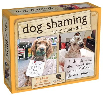 Dog Shaming 2025 Day-to-Day Calendar