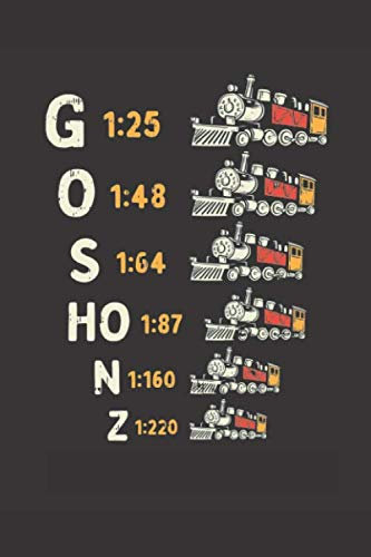 Modelleisenbahn: Notizbuch Planer Tagebuch Schreibheft Notizblock - Geschenk. 120 Seiten Punktraster / 6x9 Zoll