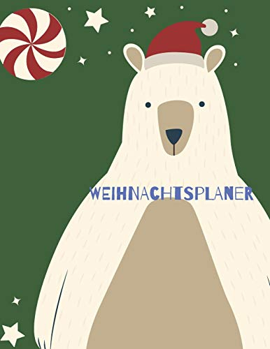 Weihnachtsplaner: Notizbuch für die Organisation der Feiertage, Planer für die Feiertage 2019