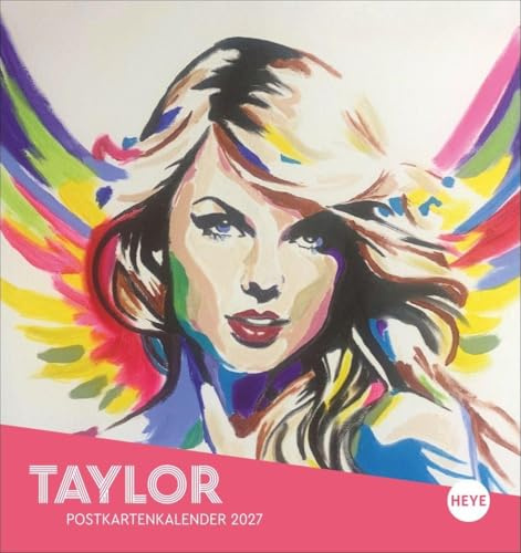 Taylor Postkartenkalender 2027: Ein Must-Have für alle Swifties: kleiner Kalender mit zwölf Taylor-Swift-Illustrationen zum Sammeln und Verschicken. Kunstkalender im Format 16 x 17 cm