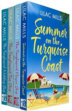 Lilac Mills Collection 4 Books Set (The Tanglewood Flower Shop, The Tanglewood Tea Shop, The Tanglewood Wedding Shop, Summer on the Turquoise Coast)