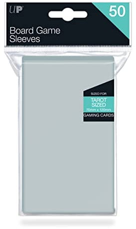 Ultra PRO 84441 Tarot Card Board Game Sleeves 70mm x 120mm (50 Count), Clear