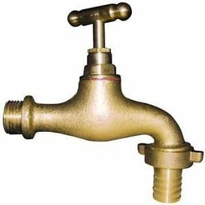 Blinky 7746015 RUBINETTI A Farfalla in Ottone con PORTAGOMMA 3/4