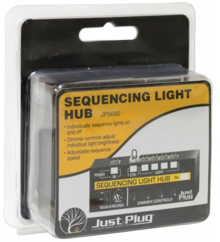 Micro-Mark Just Plug Sequencing Light Hub, Black, 1 Unit, Light Hub