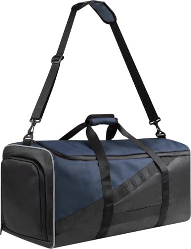 Reisetasche Sporttasche 58 90 oder 120 Liter mit Rucksack-Funktion faltbar mit separatem Nassfach Schuhfach - großer Weekender Farbe 120 Liter Blau