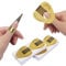 200 PCS Horseshoe-shaped Nail Art Extension Tips, Acrylic Nail/UV GEL Nail Form Guide Stickers(200 Pack)