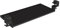 FIX&EASY Tastaturauszug klemmbar mit Tastaturablage 800X400mm schwarz matt Dekor, Tischklemmen höhenverstellbar schwarz, Schienen schwarz 400mm, Auszug für Tastatur Maus Keyboard und Laptop Ablage