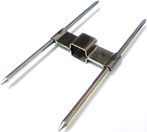 RO - Linea Blanca ® - Pack de 10 pinchos dobles asador de pollos