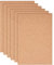 BENECREAT 6 Packung 30x21cm Selbstklebende Korkplatten Rechteckisolierung Kork-Trägerplatten Für Untersetzer, Wandschmuck, Party Und DIY Bastelbedarf, 6mm Dick