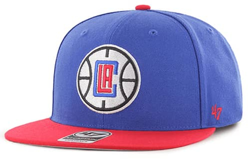 47 NBA-Mütze, zweifarbig, Captain-Team-Farbe, Snapback, verstellbar, Los Angeles Clippers, Einheitsgr��e
