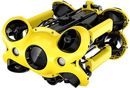 NAMVI 100m underwater drone, underwater scooter with a 4K UHD Camera, 12 million pixels rc submarine, Remote & App Controlled Vehicles for Underwater shooting, live broadcast, rescue, exploration