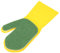 Lurrose Guantes de limpieza de látex, guantes de látex con estropajo, juego de limpieza para la piscina, guantes de cocina, guantes de cocina, utensilios de cocina, utensilios de cocina, horno,
